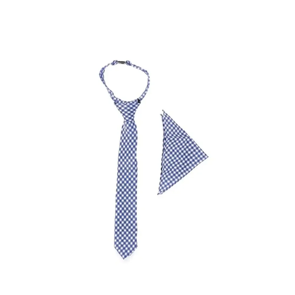 Wonder Nation Boys Necktie Pocket Square 2 Piece Set Blue NWT One Size